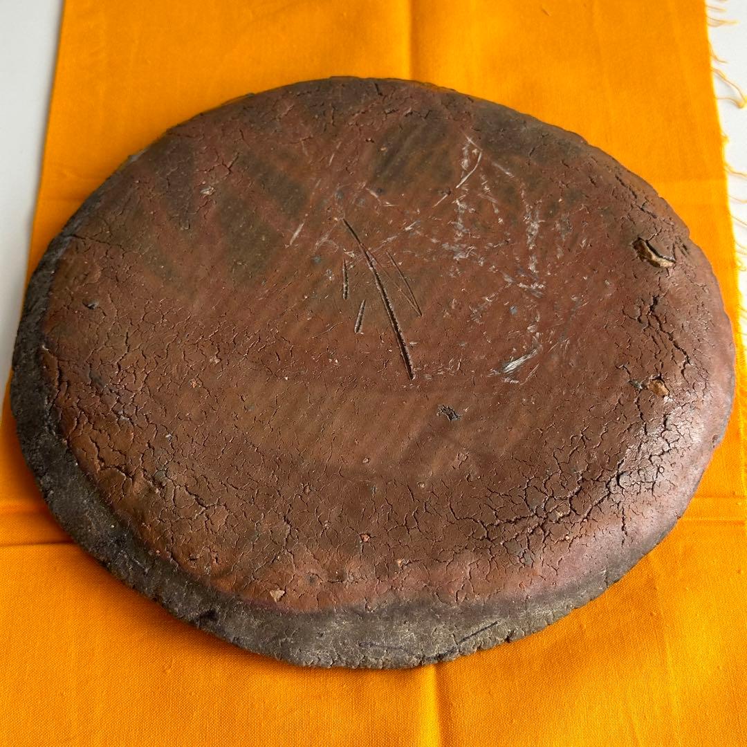 原田拾六 備前 皿 丸皿 共箱