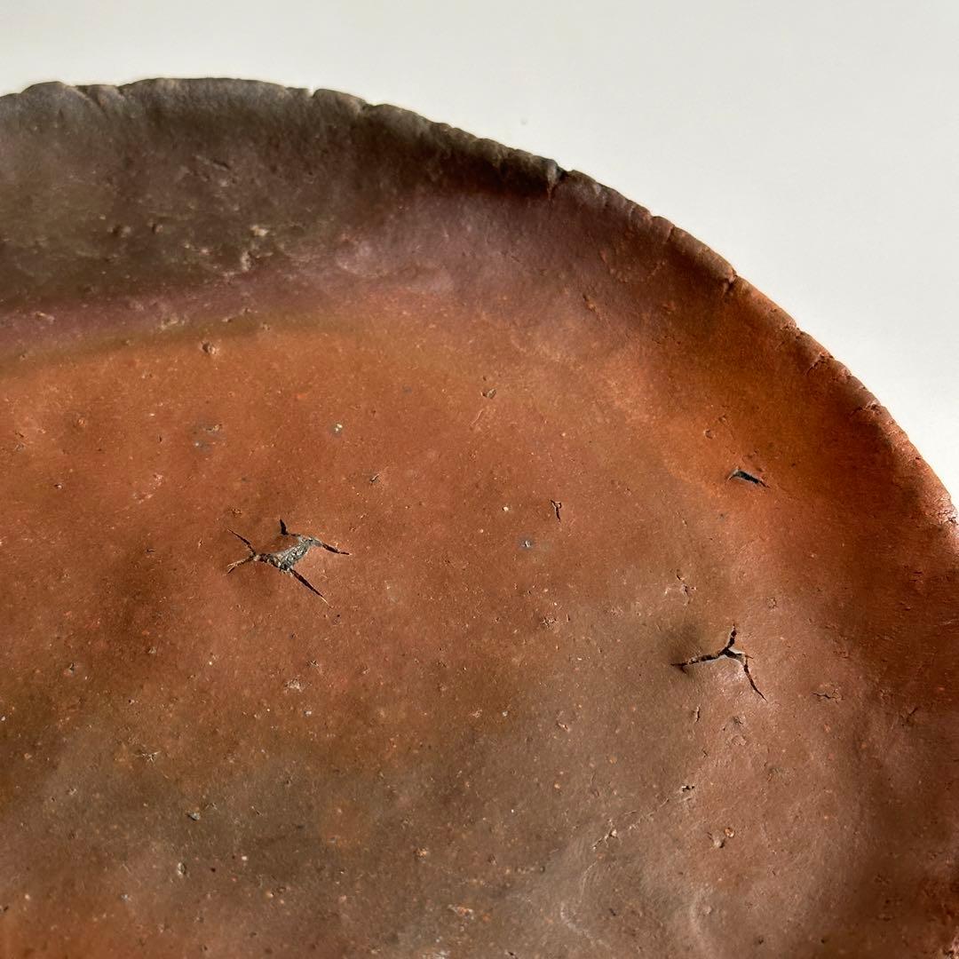 原田拾六 備前 皿 丸皿 共箱