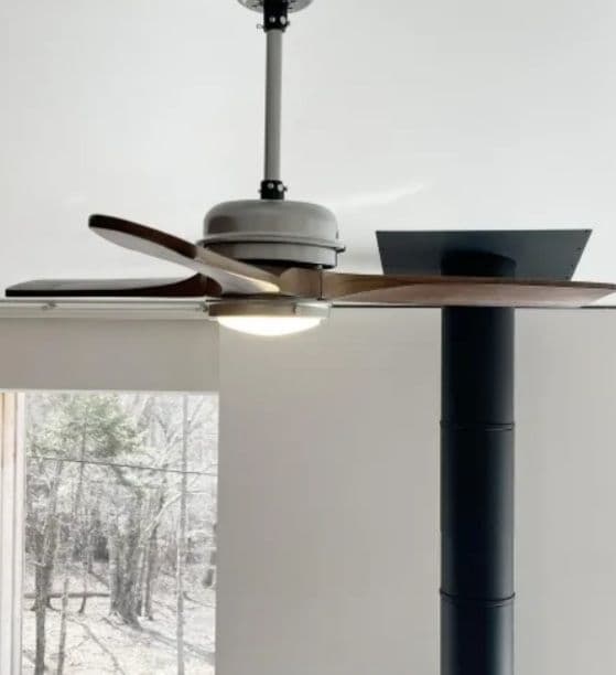 美品　ハモサ　シーリングファン　羽二枚付属