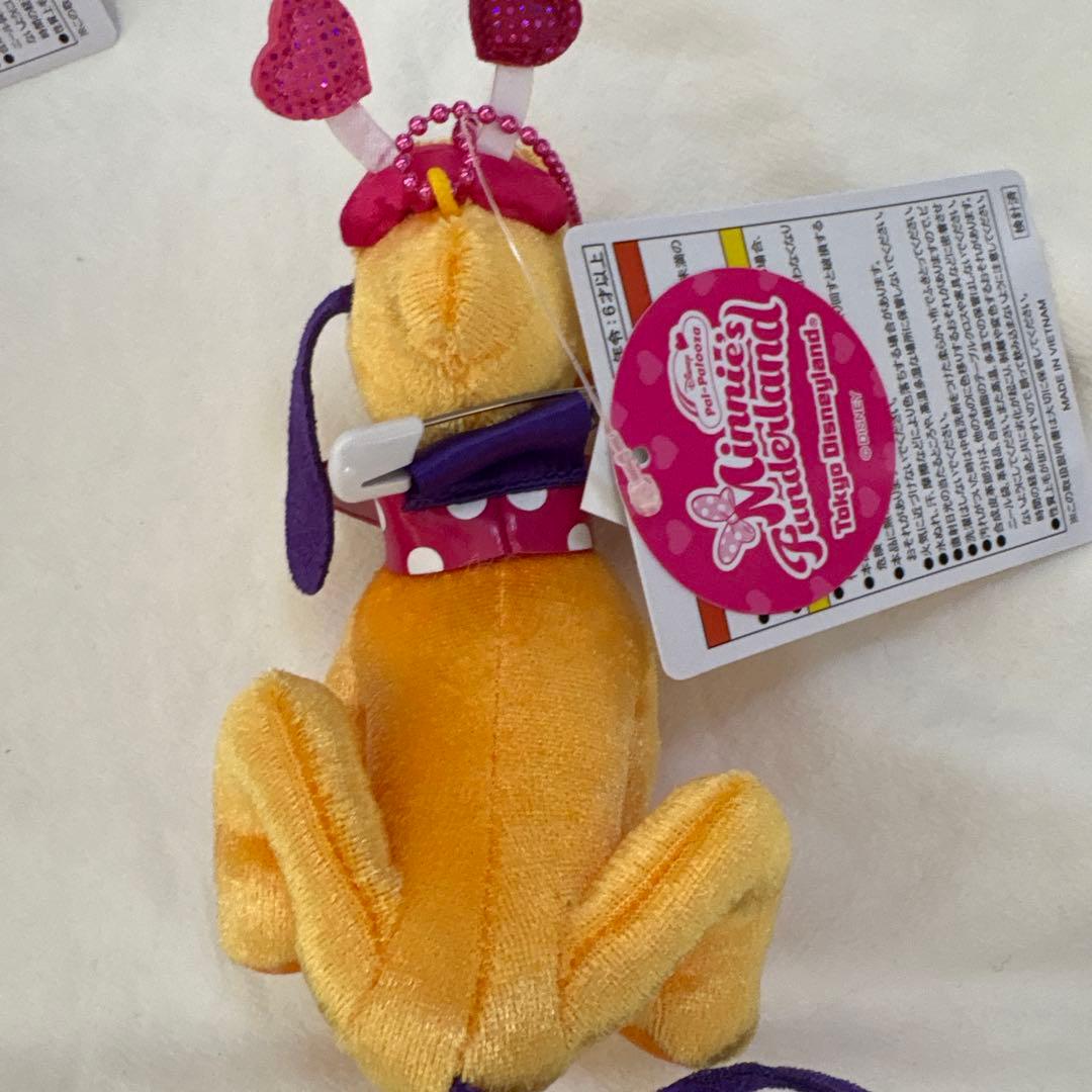 ミニー　ファンダーランド　ミッキー　ミニー　ぬいぐるみバッジ