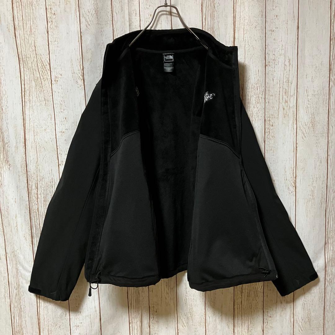 1272 90sノースフェイスソフトシェルジャケットフリースブルゾンUSA古着