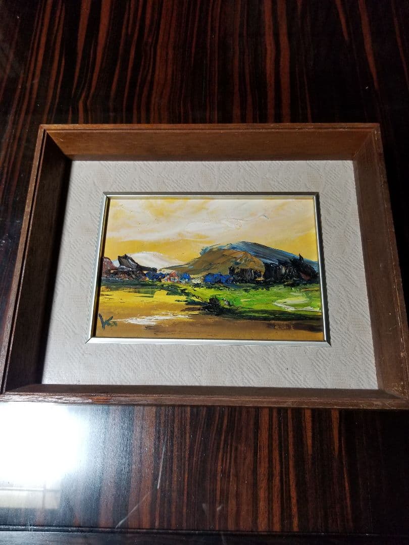 林一生　油絵　ヴィンテージ