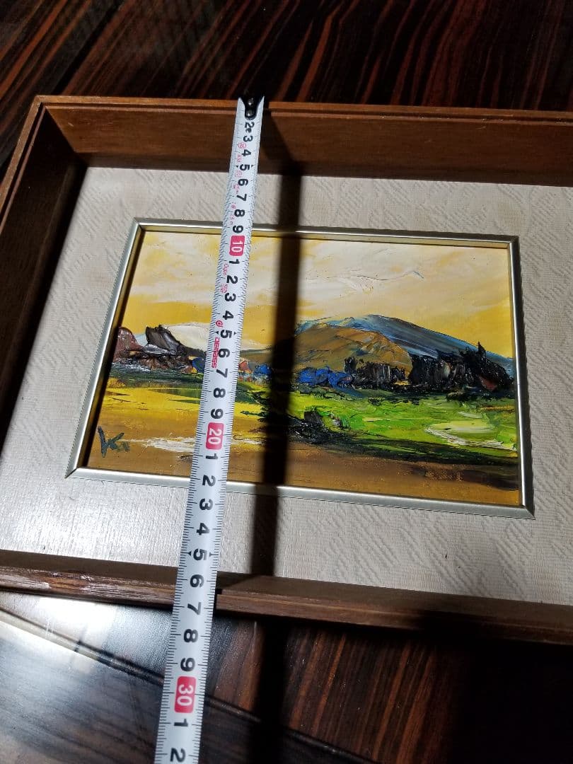 林一生　油絵　ヴィンテージ