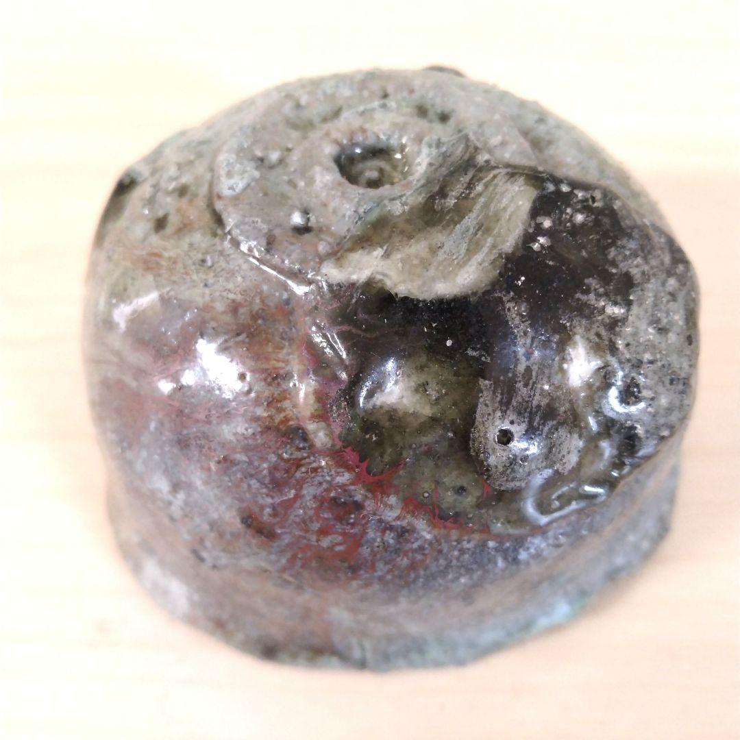 古谷和也　伊賀ぐい呑　引出　未使用　箱付き