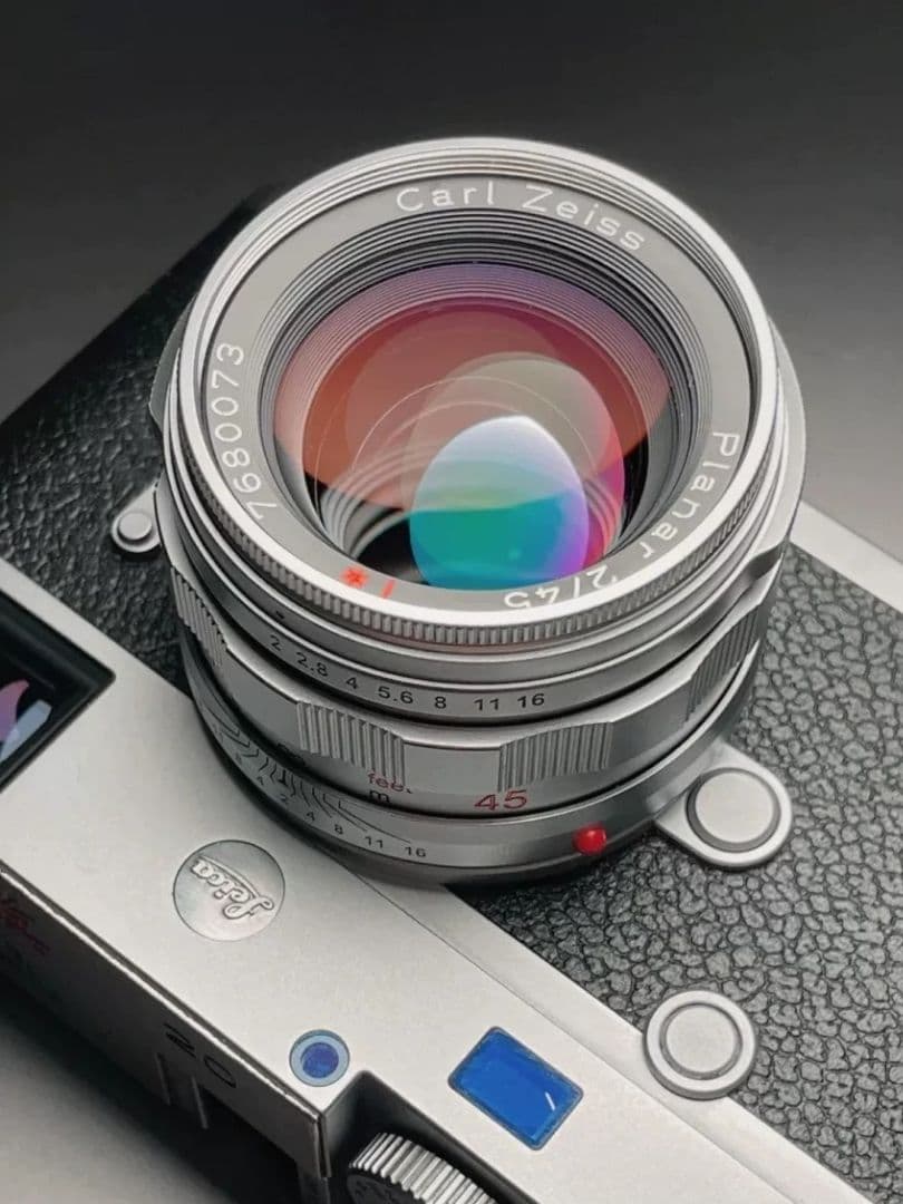 leica Mマウント CONTAX G 45mm F2 レンズ シルバー