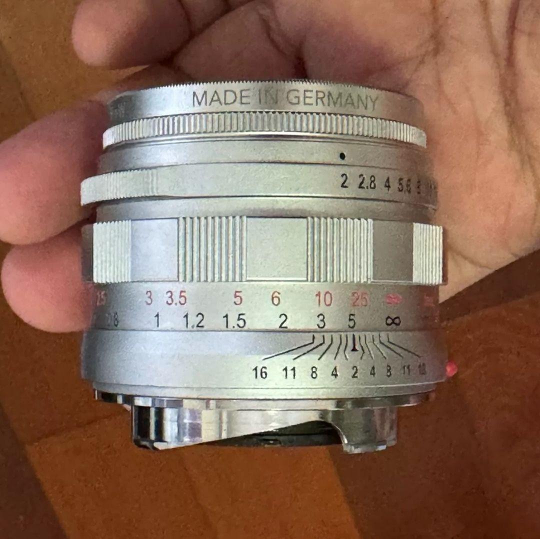 leica Mマウント CONTAX G 45mm F2 レンズ シルバー