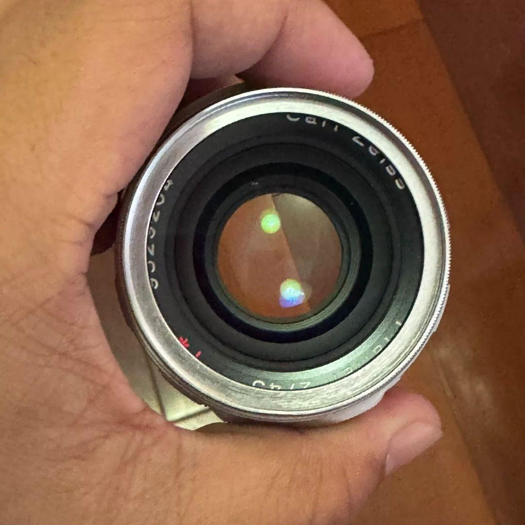 leica Mマウント CONTAX G 45mm F2 レンズ シルバー