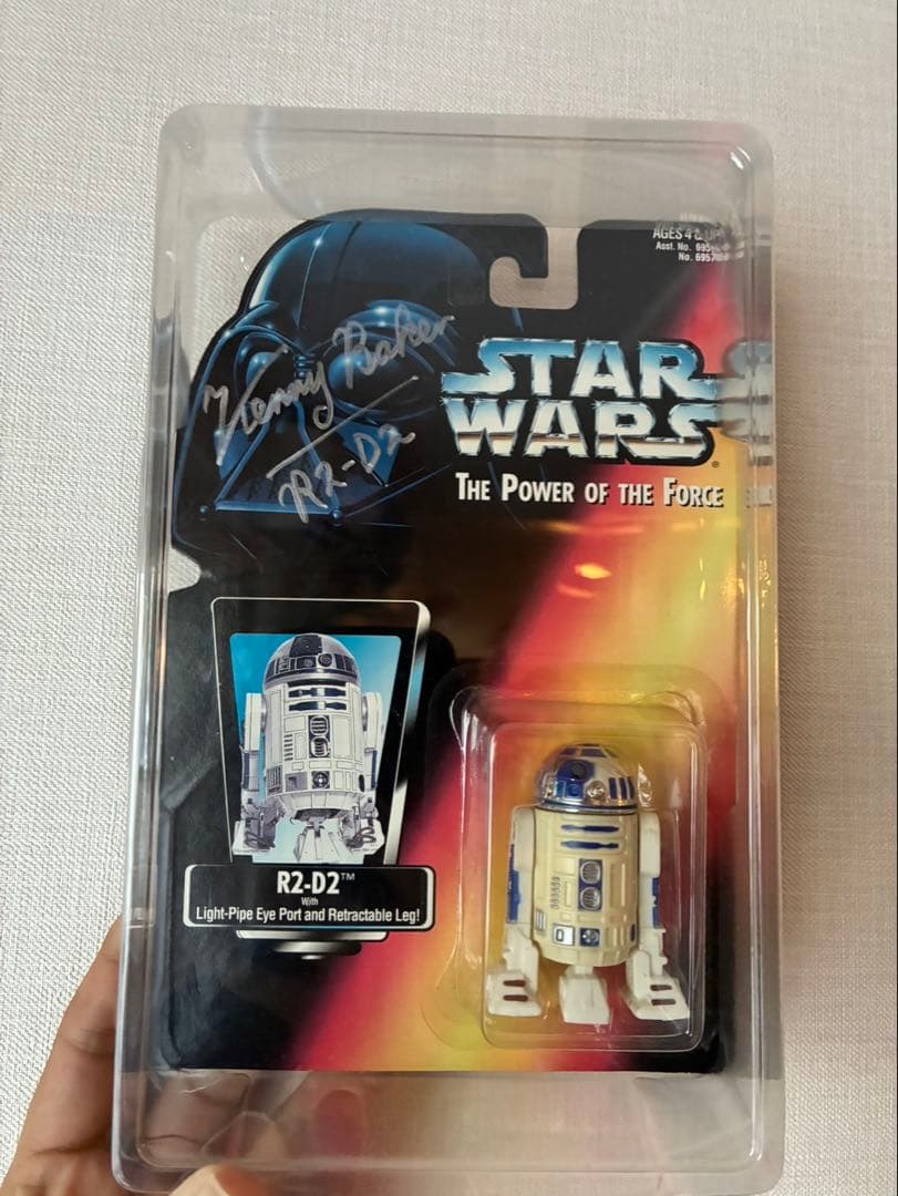 ケニーベイカー氏 サイン入り フィギュア R2-D2 スターウォーズ