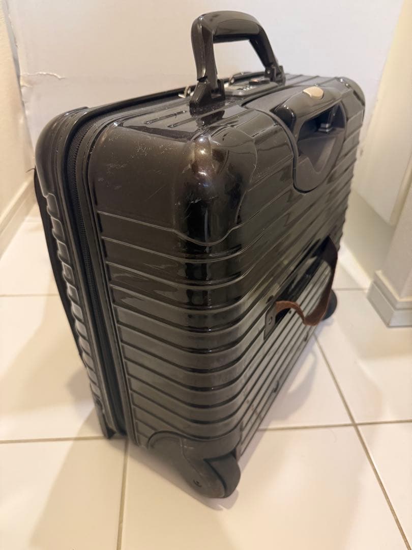 RIMOWA サルサDXハイブリッドビジネストロリー 32Lダークブラウン 2輪