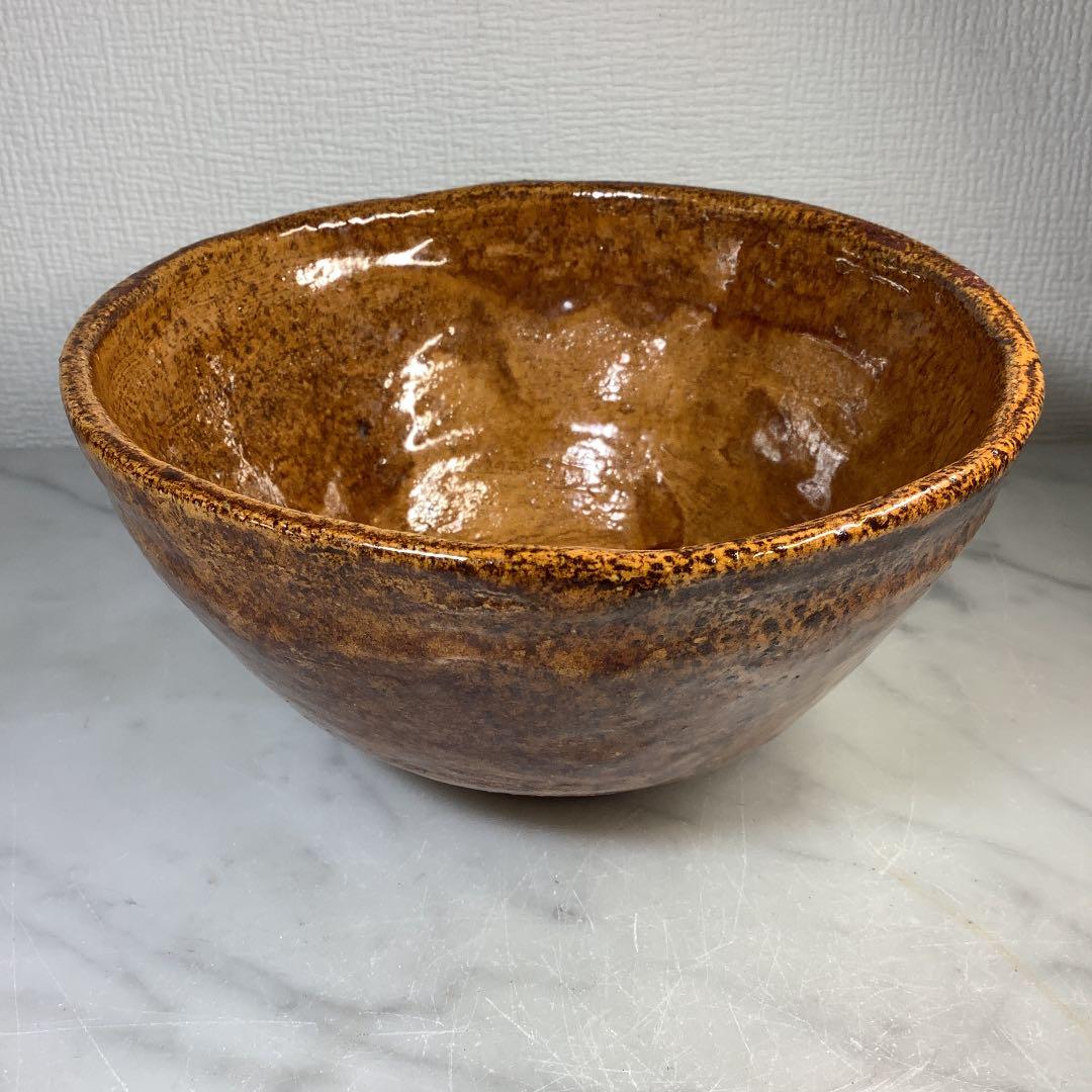 笹川焼　楽焼　茶碗　折谷隆一作　桐箱