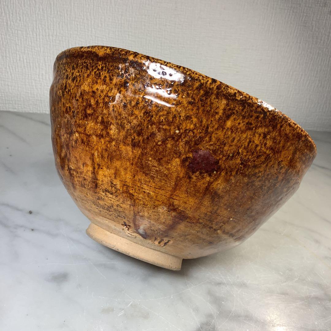 笹川焼　楽焼　茶碗　折谷隆一作　桐箱