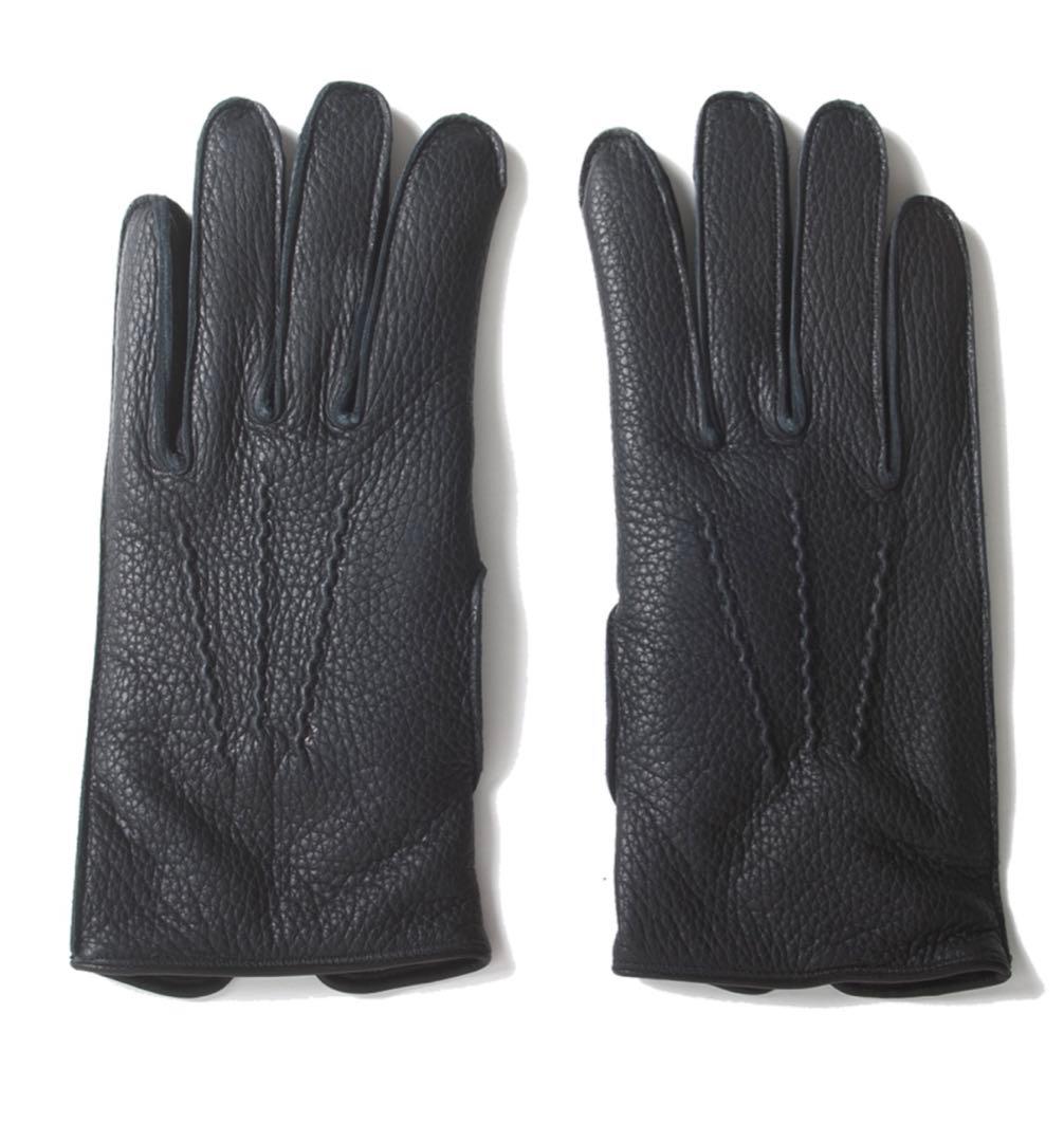 【美品】 DENTS デンツ ディアスキングローブ カシミヤライニング