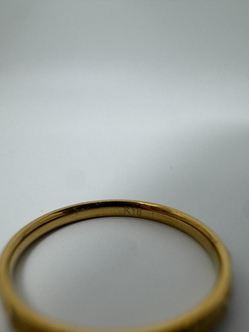 K18 花柄デザインリング0.78g/11号