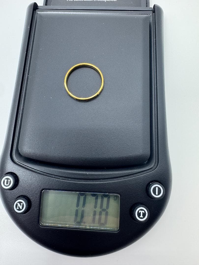 K18 花柄デザインリング0.78g/11号