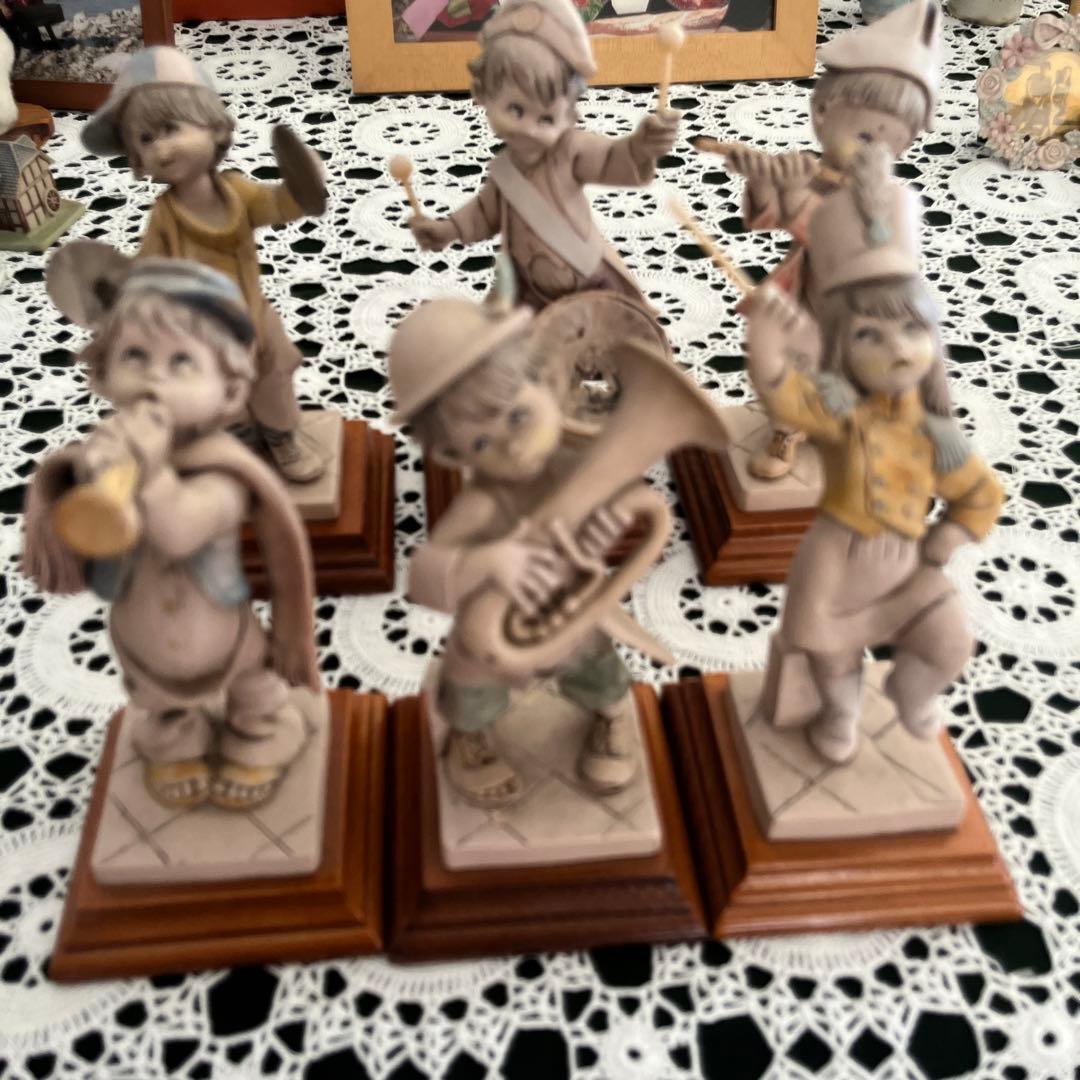 イタリア製　楽団人形6個 お値下げしました。