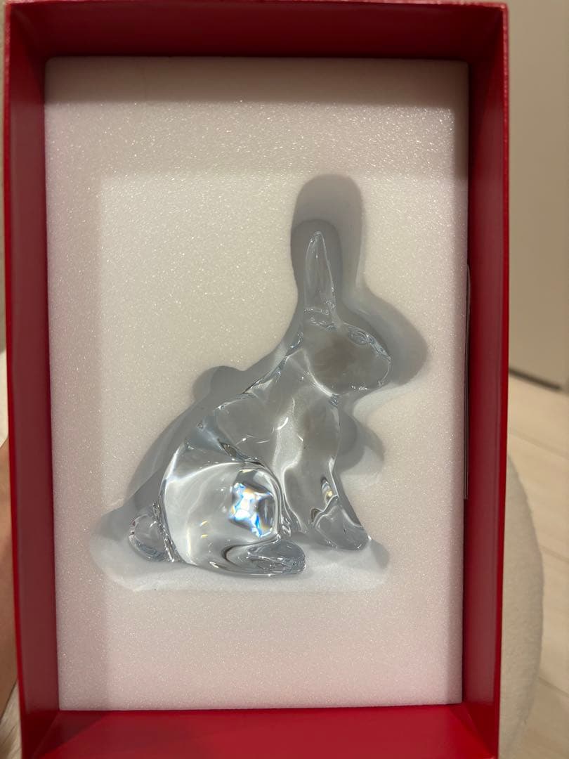 Baccarat クリスタルウサギフィギュア