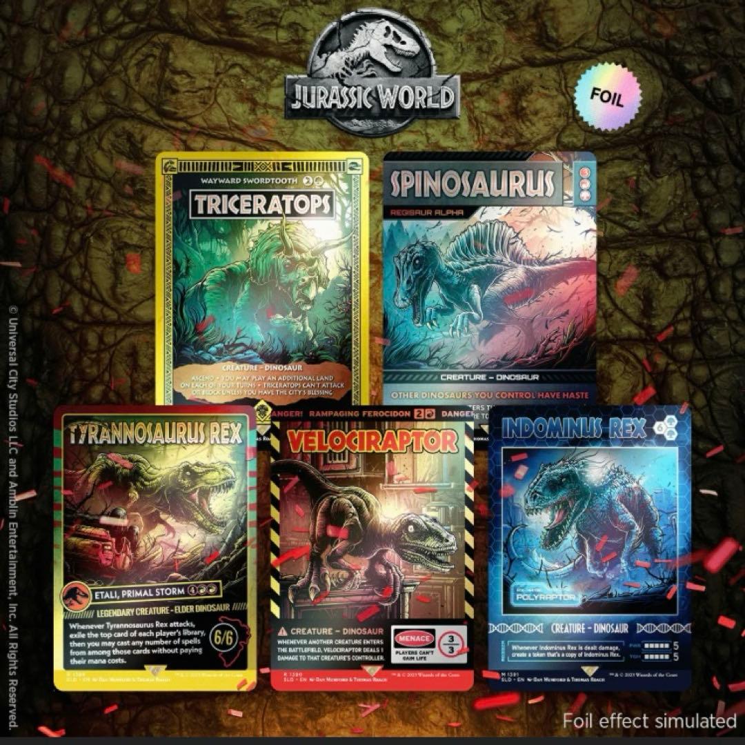 ジュラシックワールド　foil secret lair 未開封