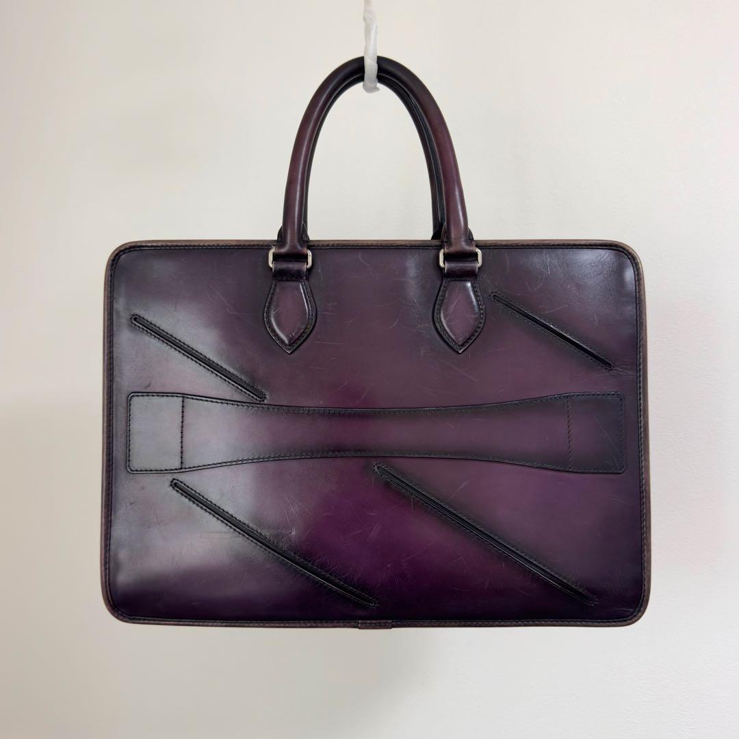 限定 定価81.9万円 ベルルッティ アンジュール スリットレザーブリーフケース