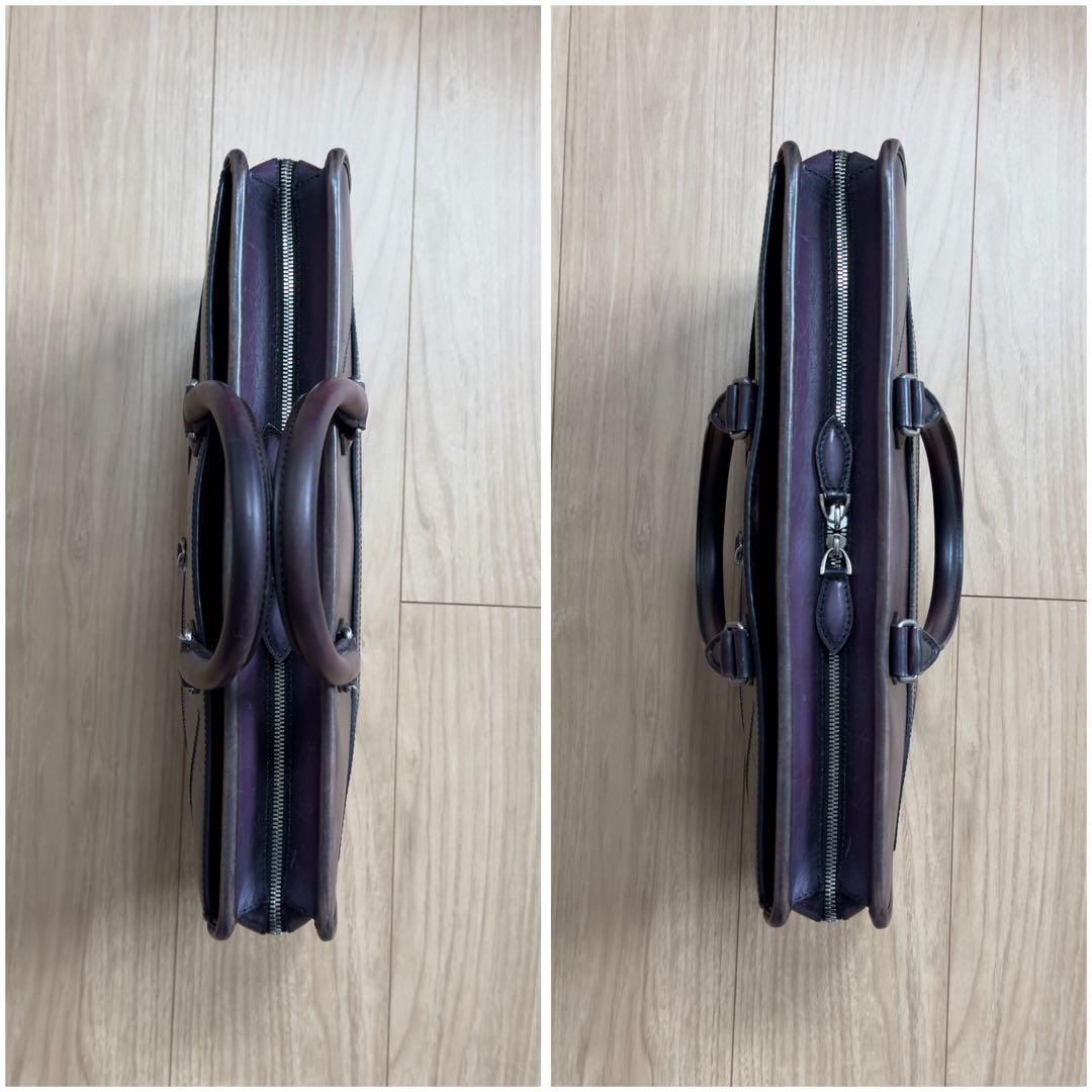 限定 定価81.9万円 ベルルッティ アンジュール スリットレザーブリーフケース