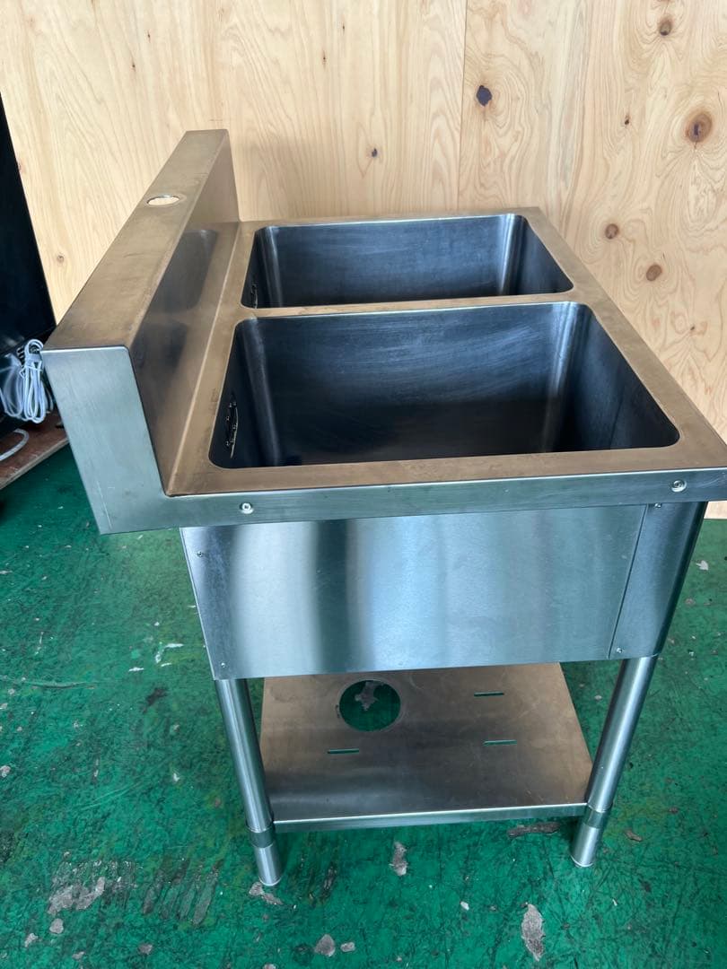2槽シンク 800x600x785(+150)