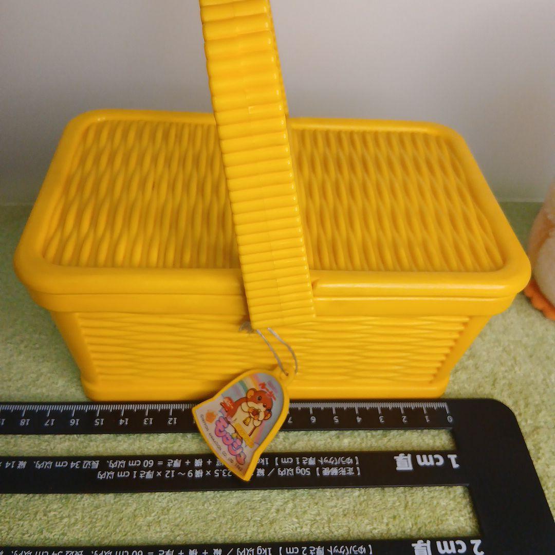 【昭和レトロ】南の虹のルーシー　わんぱく　モッシュ　ぬいぐるみ バスケット付き