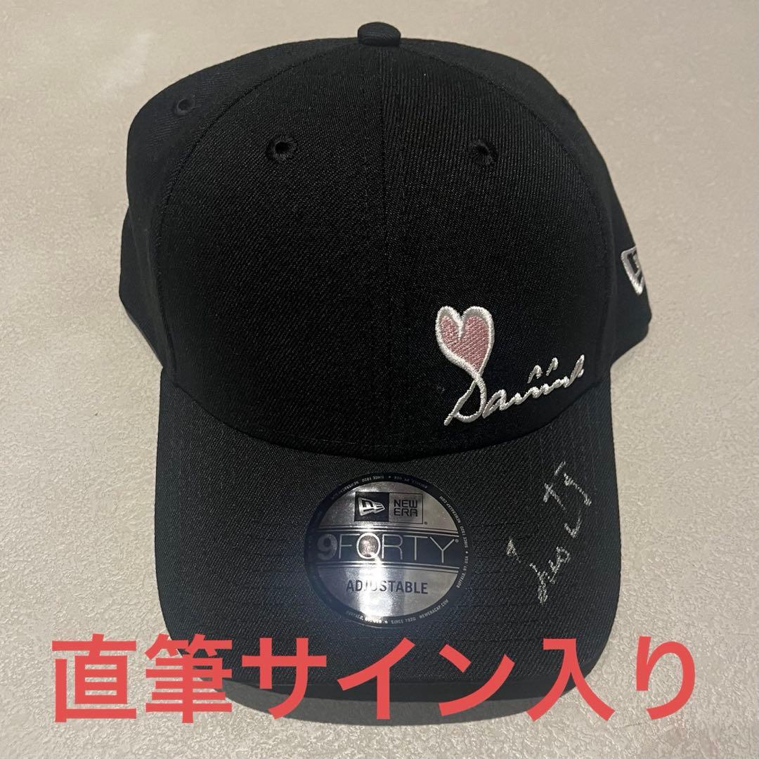 明石家さんま 直筆サイン入り 帽子 ④ 9FORTY newera ニューエラ