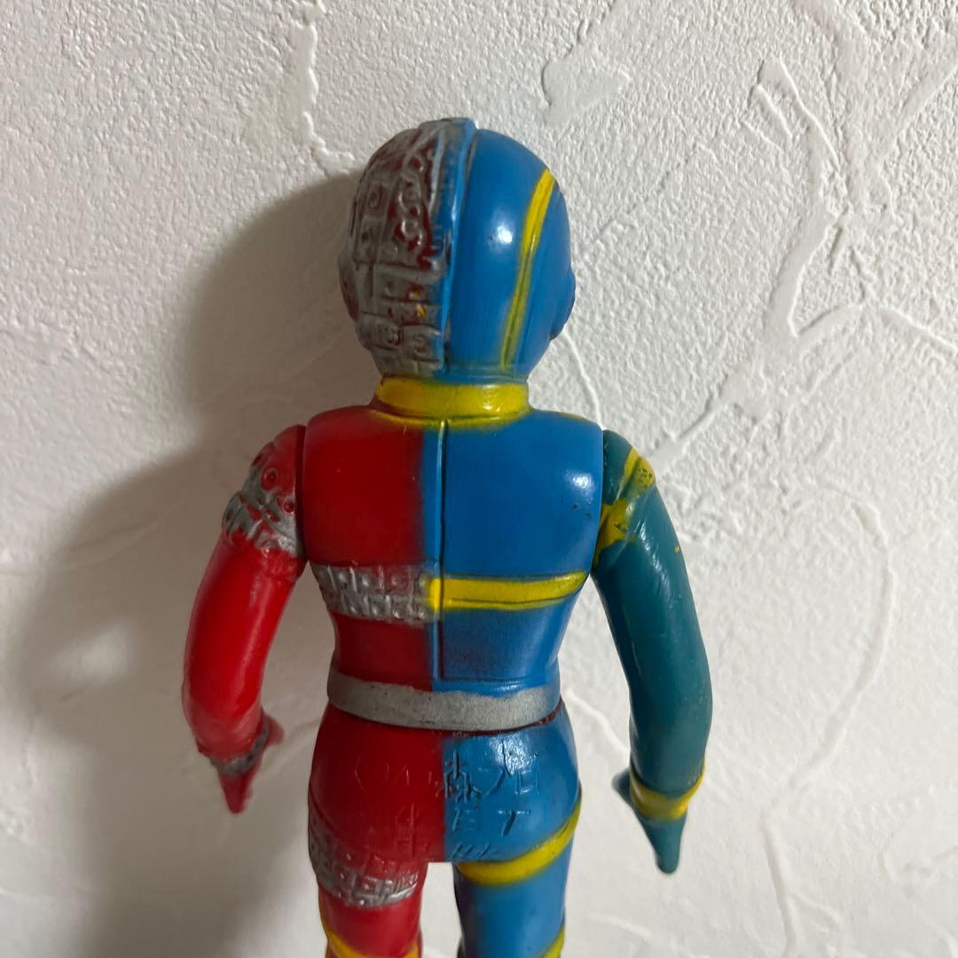 ⚠️貴重・レア　黒目　キカイダー　ソフビ　当時物　昭和レトロ　ミドルサイズ