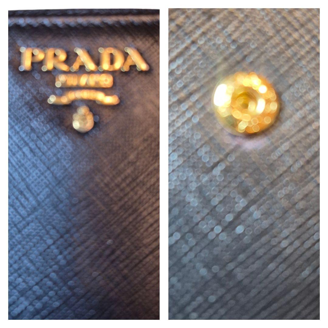 ＰＲＡＤＡ　プラダ　サフィアーノ　ケース　ラウンドファスナー　ブラック y