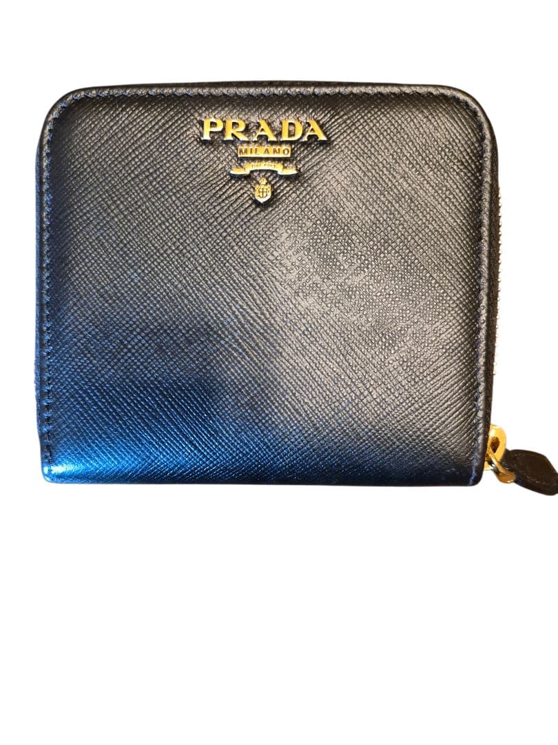 ＰＲＡＤＡ　プラダ　サフィアーノ　ケース　ラウンドファスナー　ブラック y