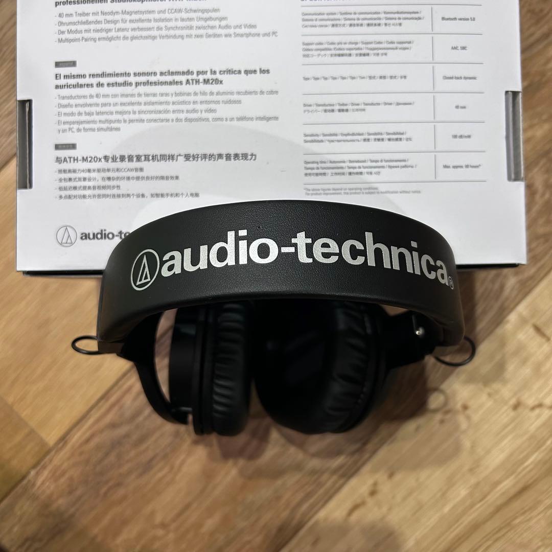 極美品 オーディオテクニカATH-M20xBT 最大60時間　ワイヤレス