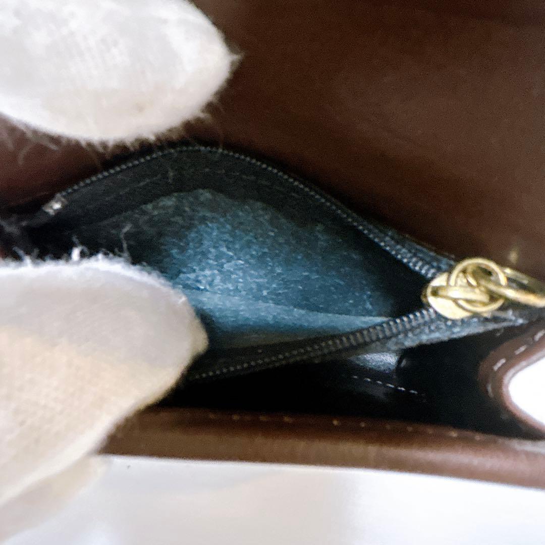 COACH✨オールドコーチ ケース キーリング付き レザー ダークブラウン