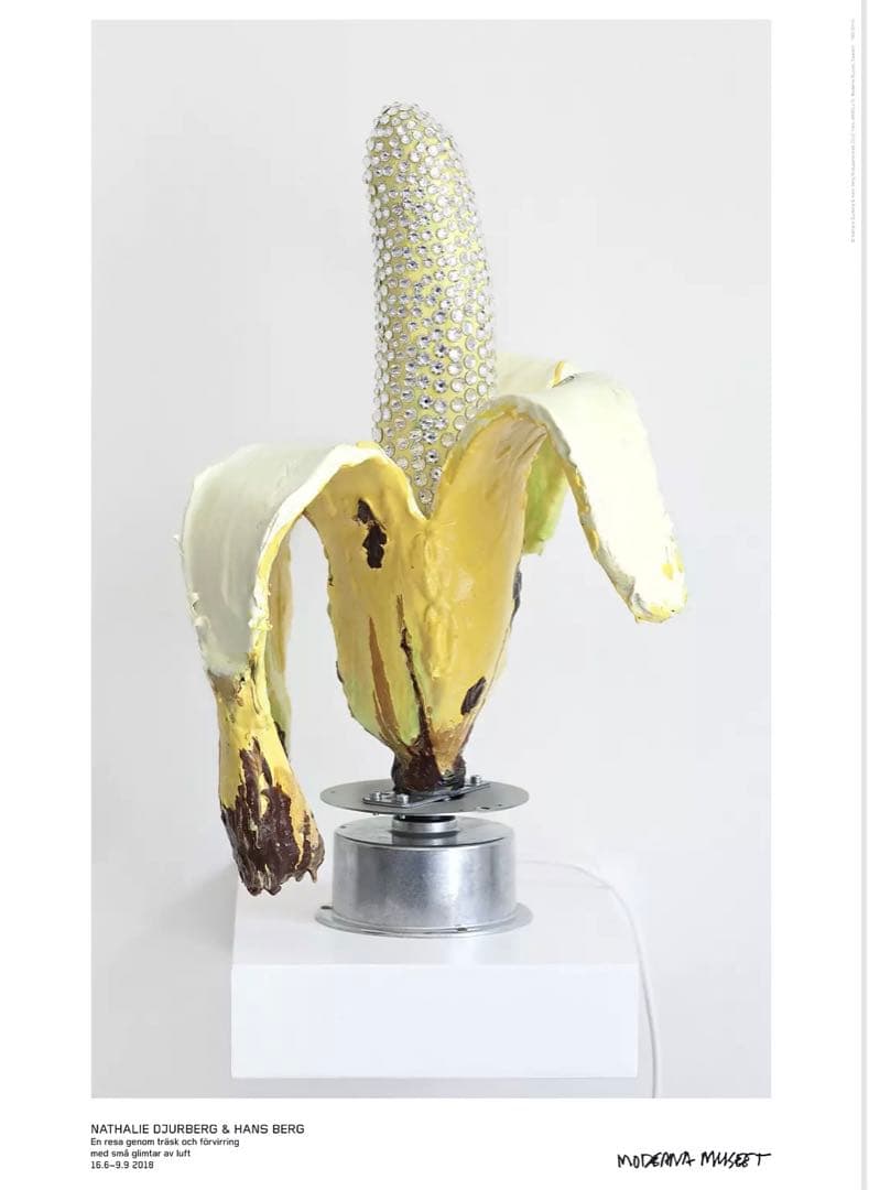 スウェーデンの現代美術家『ナタリー・ジュルバーグ』希少ポスター