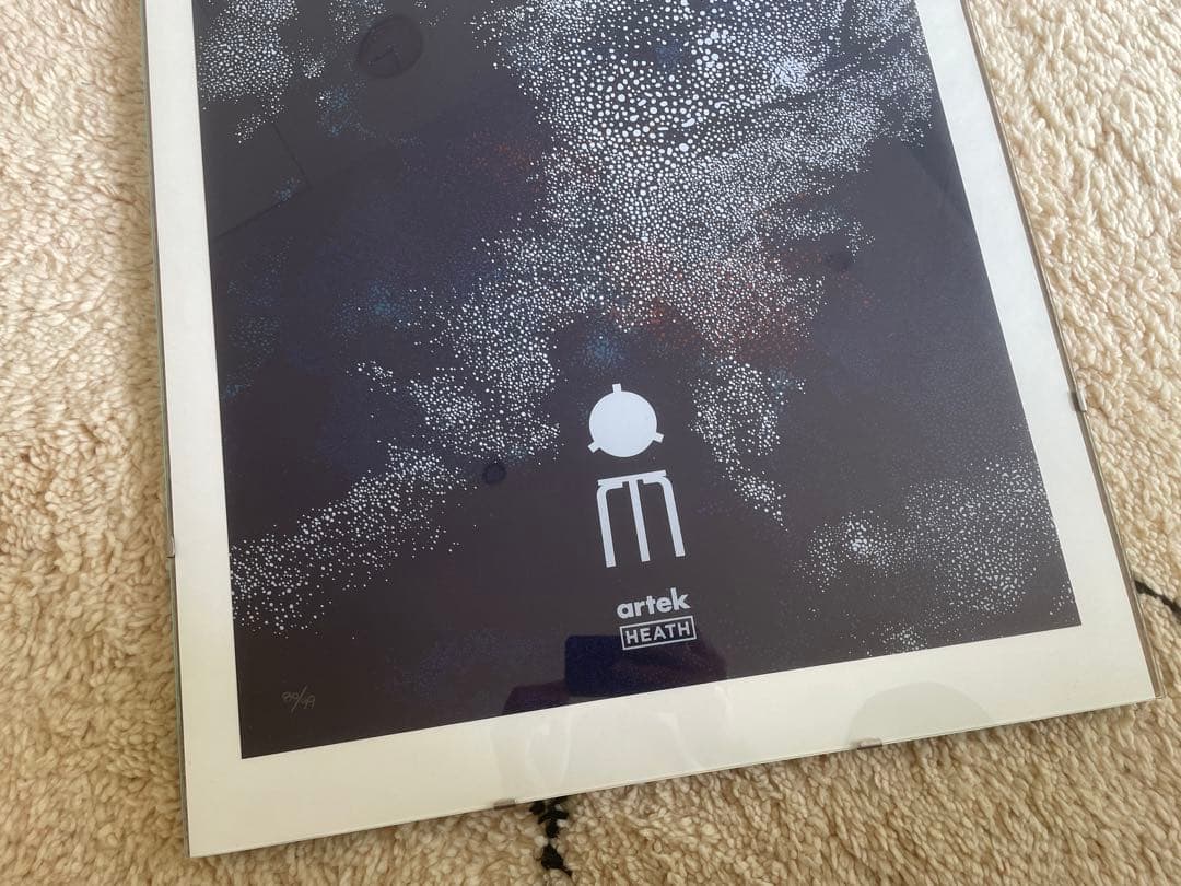 ヴィンテージ　アルネヤコブセン　額　オリジナル　アアルト　ヒースセラミックス