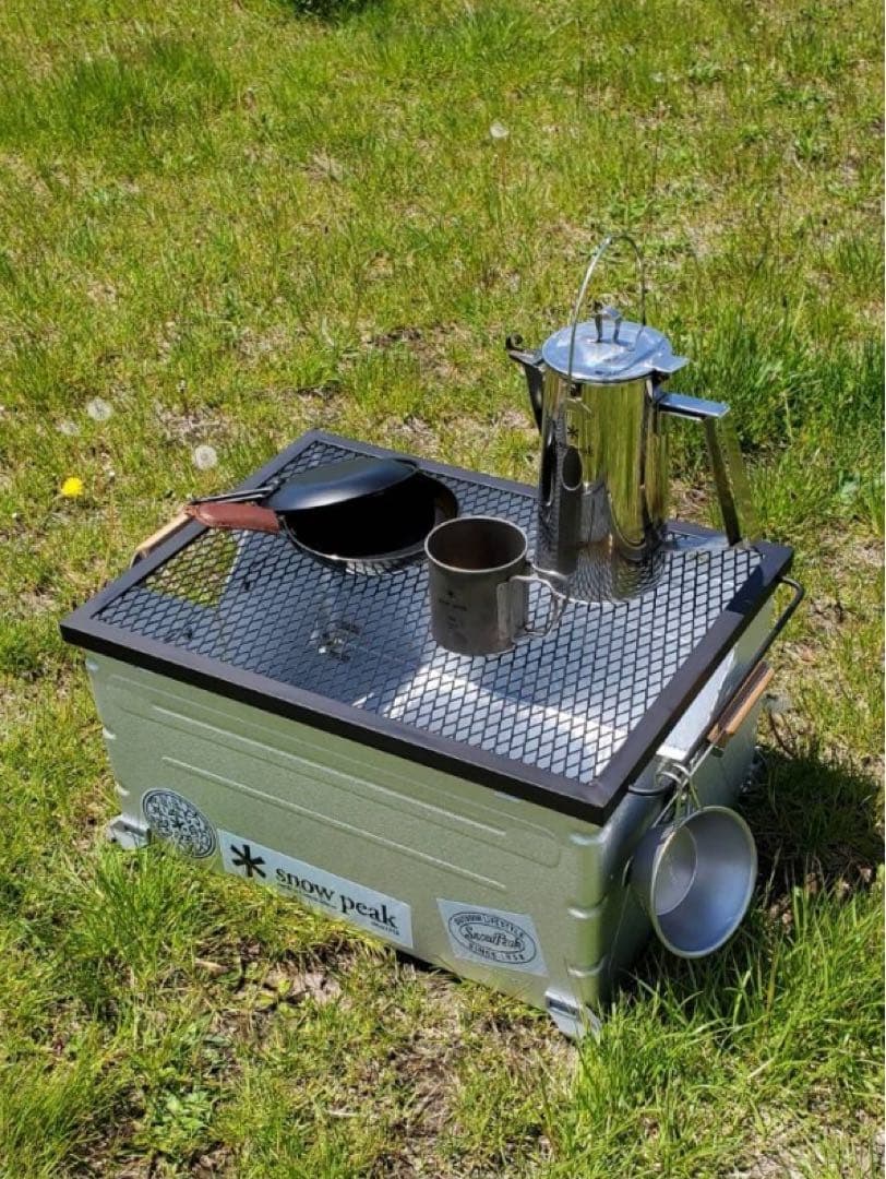 スノーピーク　シェルフコンテナ50　専用天板　耐熱！　キャンプ/アウトドア