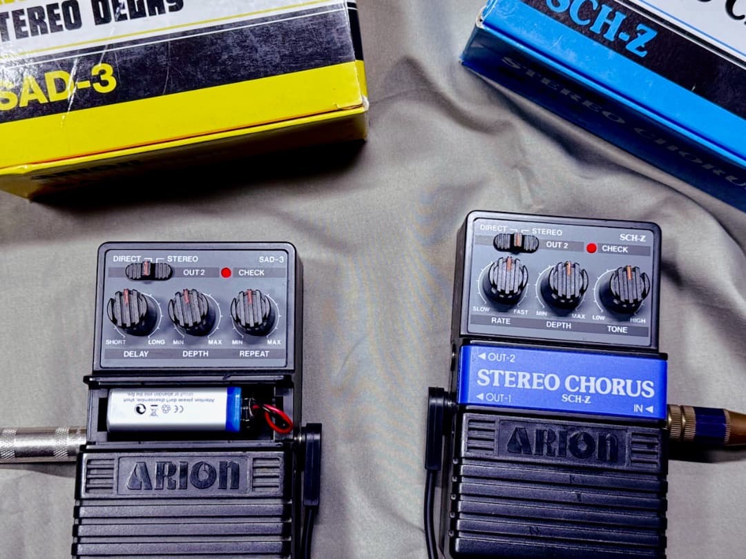 ARION アリオンSCH-Zコーラス＋SAD-3アナログディレイ中古