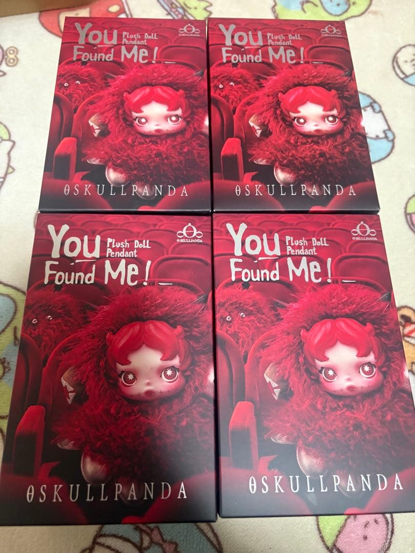 SKULLPANDA You Found Me ! セット set 4個
