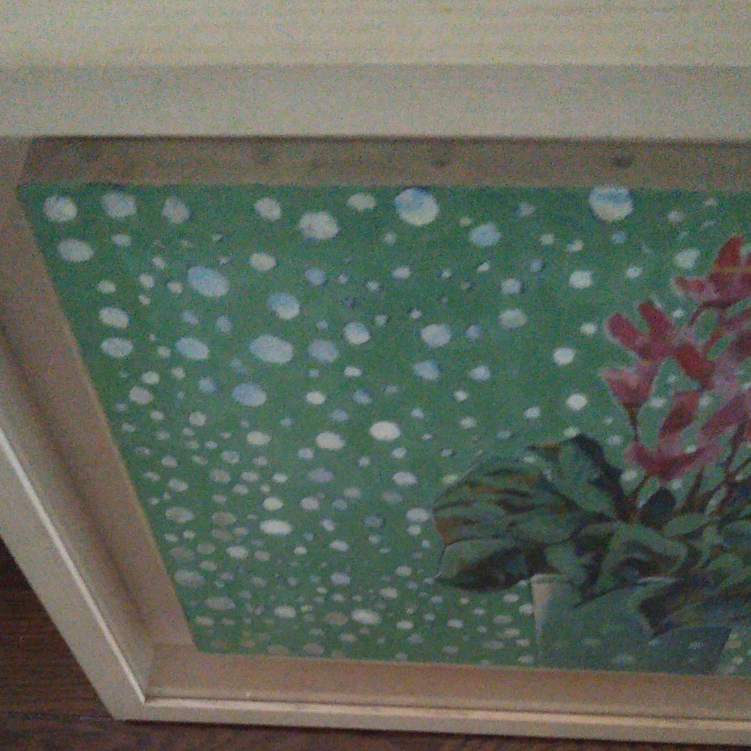 シクラメンの油絵