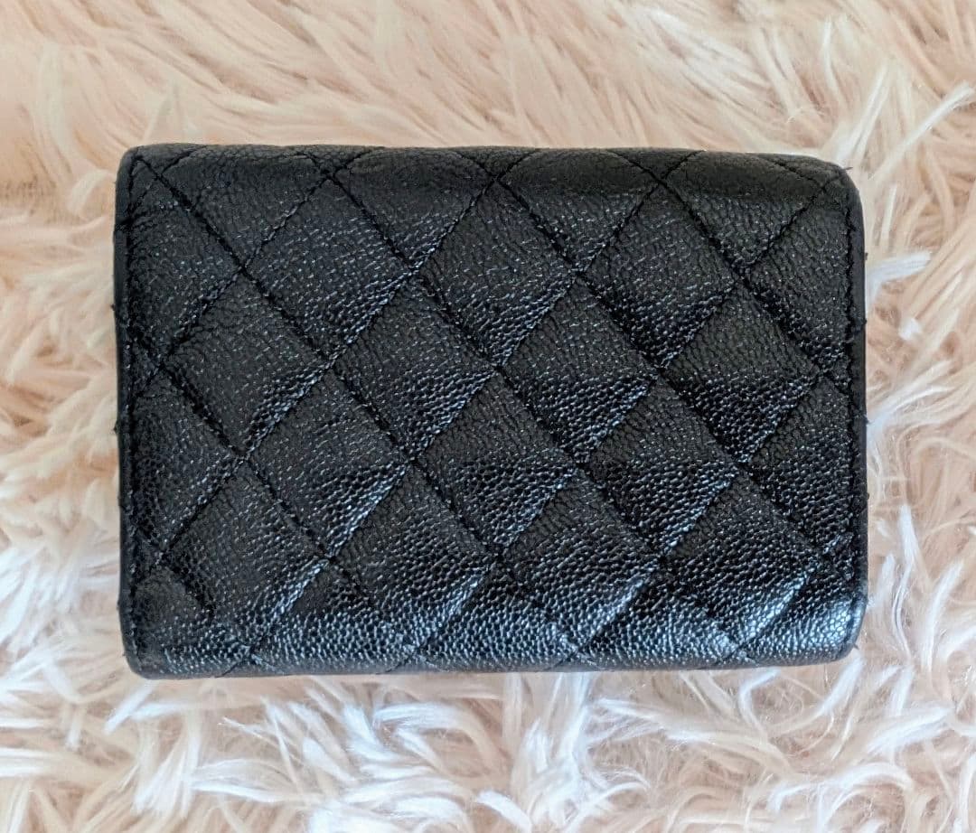 ちっとCHANEL シャネル ボーイシャネル 三つ折り財布 コンパクト