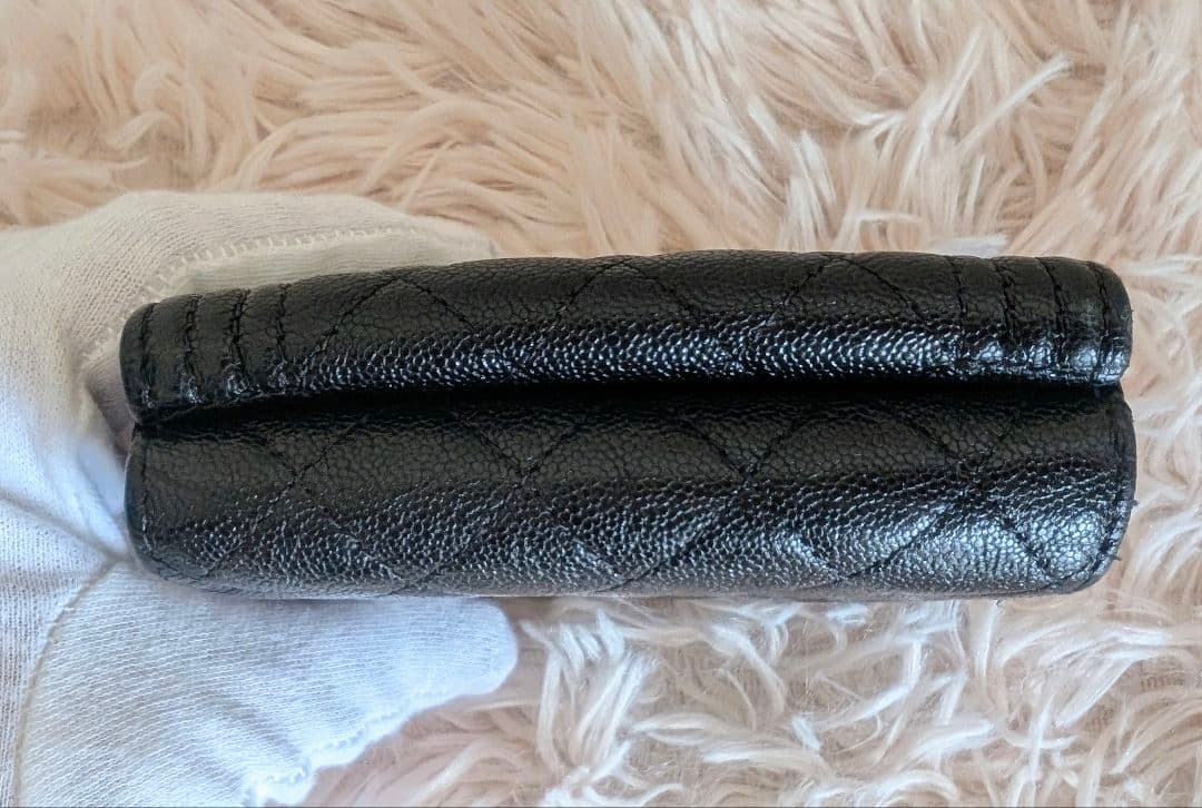 ちっとCHANEL シャネル ボーイシャネル 三つ折り財布 コンパクト