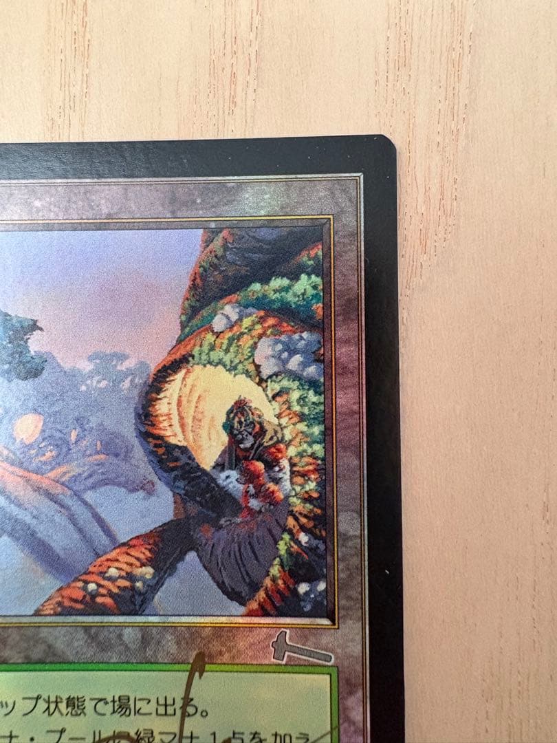 mtg 樹上の村 foil サインド