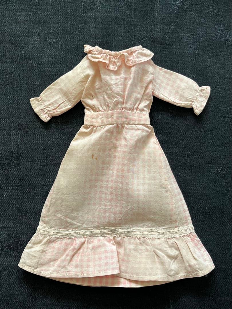 アンティーク人形ドレス チャイナヘッドパリアンビスクドールショルダーペグドール
