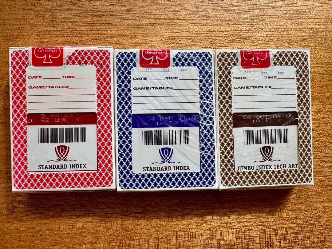 Bee Wynn Deck　レアデック Red・Blue・Brown　各１