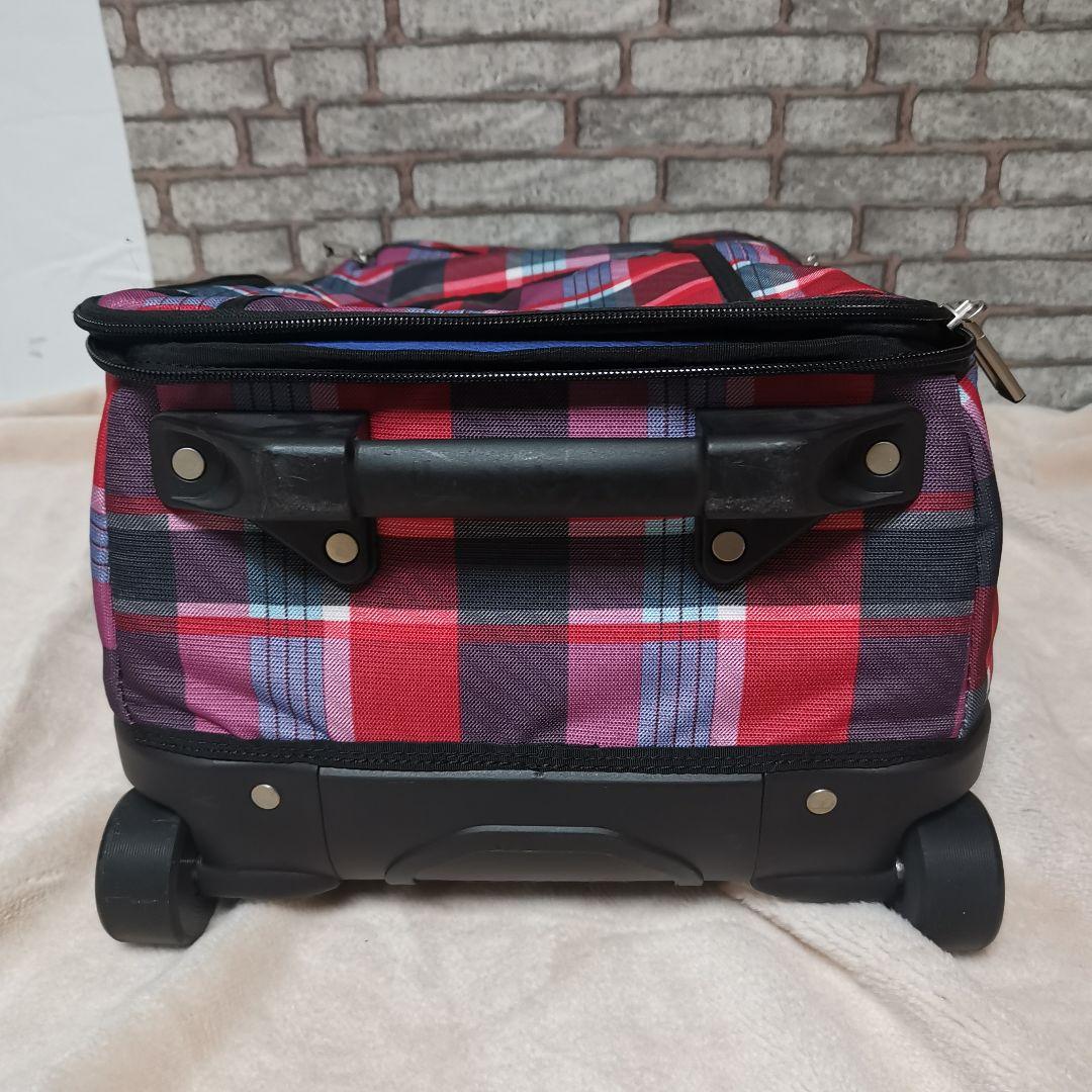 BURTON バートン キャリーケース キャンバス 多機能 チェック 多収納