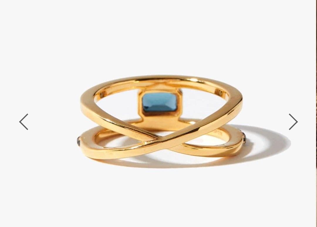 アルティーダウード　ロンドンブルートパーズ　パフェダイヤモンド　7号