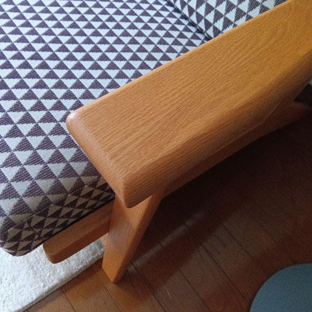 【引取限定・名古屋市】NAGANO ナガノ 3人掛ソファ＋スツー