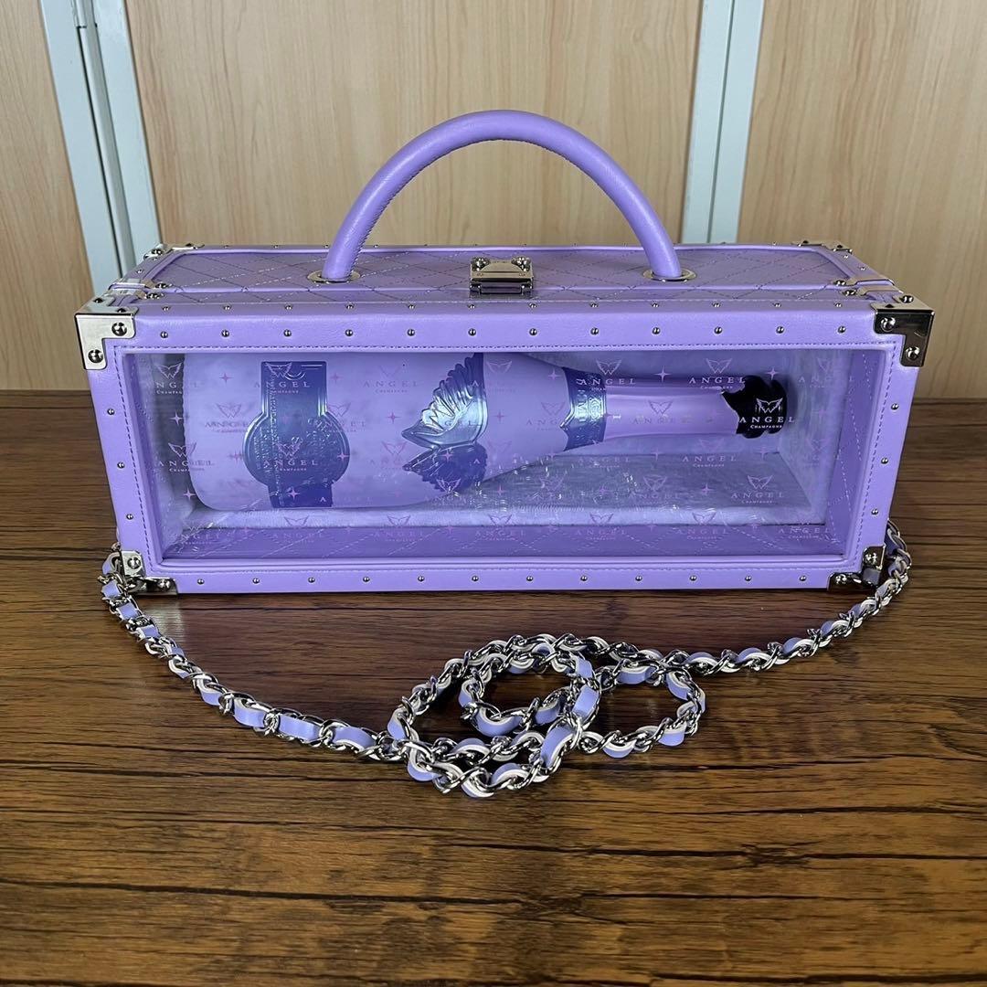 エンジェルシャンパン ハロウィン　ドゥミセックリミテッド 空箱 紫　セット