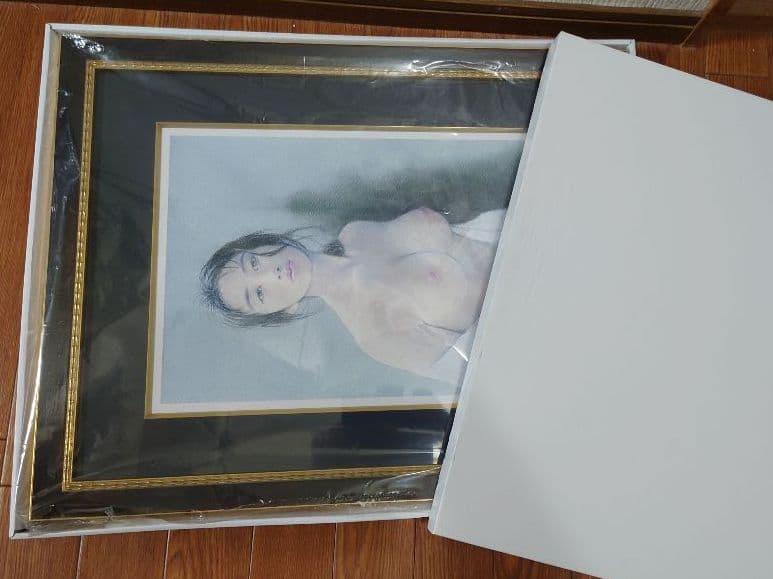 石川吾郎 「裸婦 蒼い情熱」AP版 絵画 リトグラフ