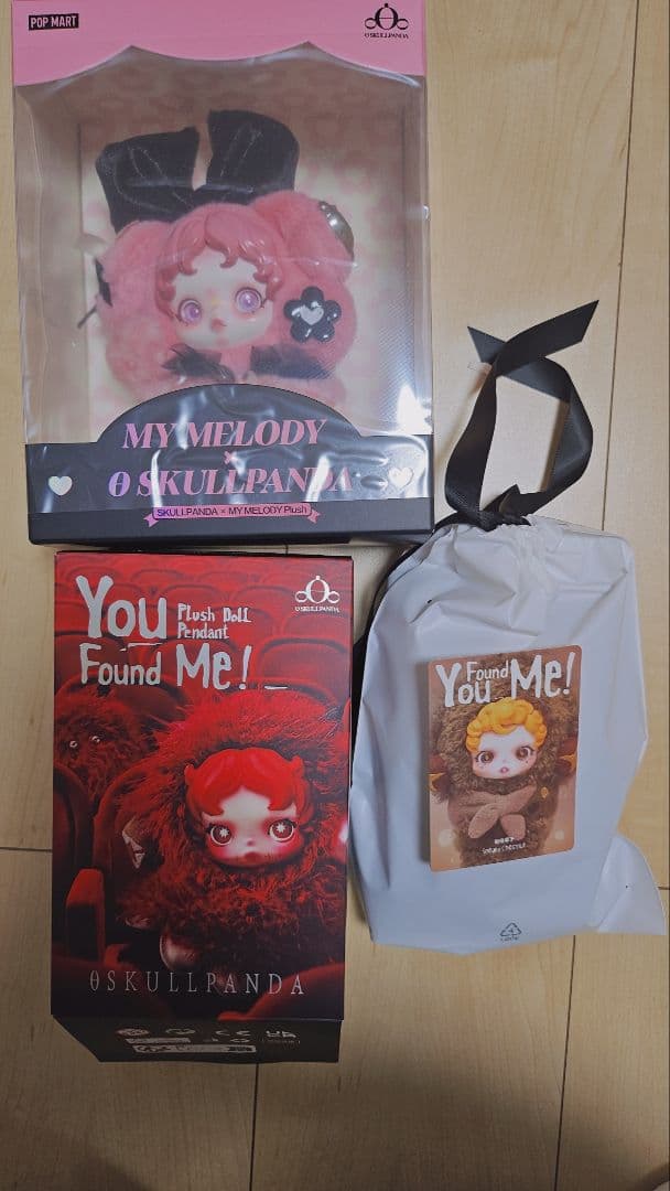 My Melody SKULLPANDA ぬいぐるみ