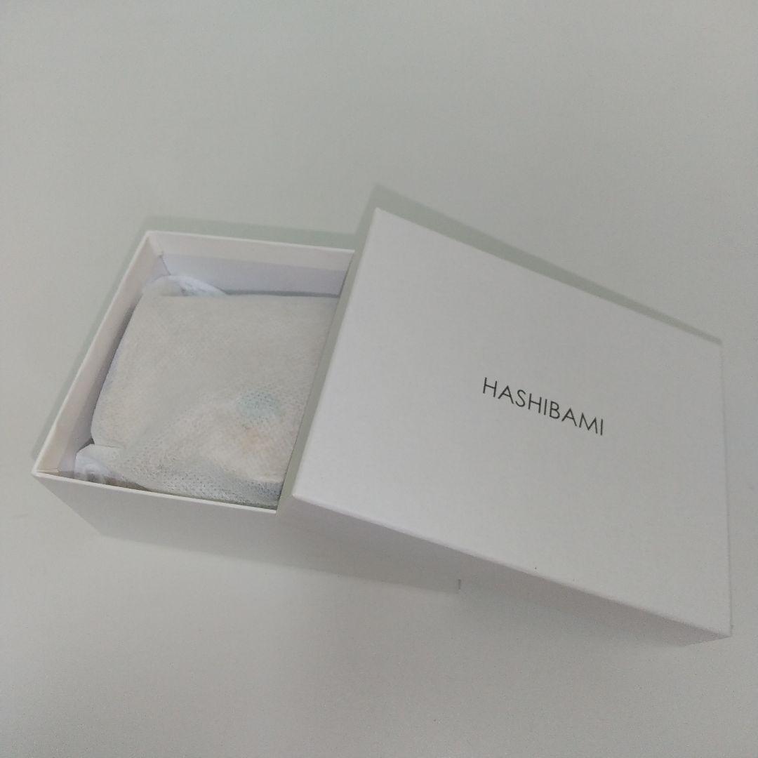 【新品】HASHIBAMI 天然石 ミニウォレット ゴールド 三つ折り財布