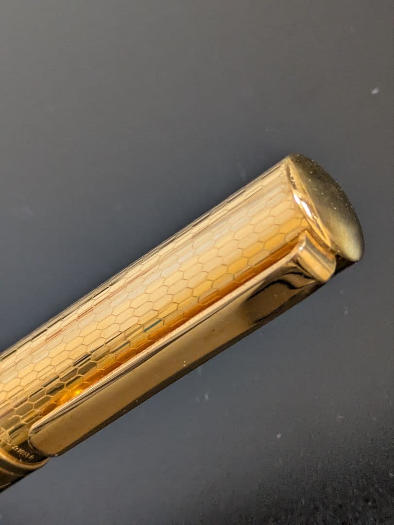 【蘭王様】【ソリッドゴールド】ラレックス　50周年万年筆　8金無垢　14金ペン先